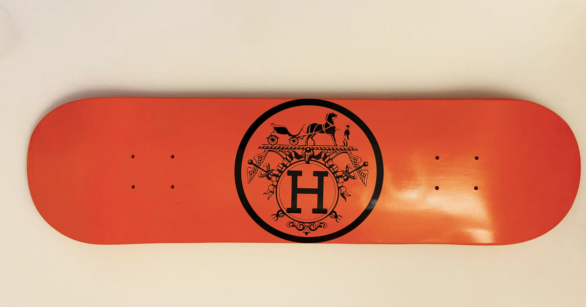 Skateboard HERMES Orange エルメス Long skateboard | Hermès USA