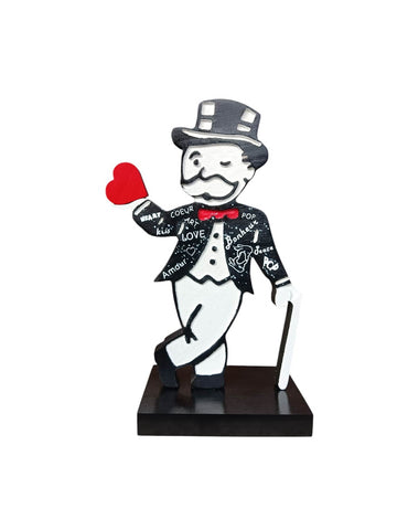 Mr Monopoly Heart Love