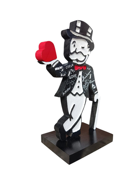 Mr Monopoly Heart Love