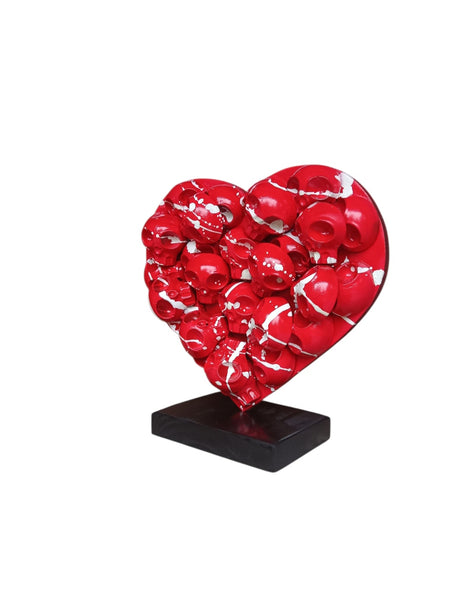 HeartSkull red