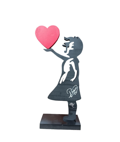 BANKSYWOOD XL BANKSY HEART