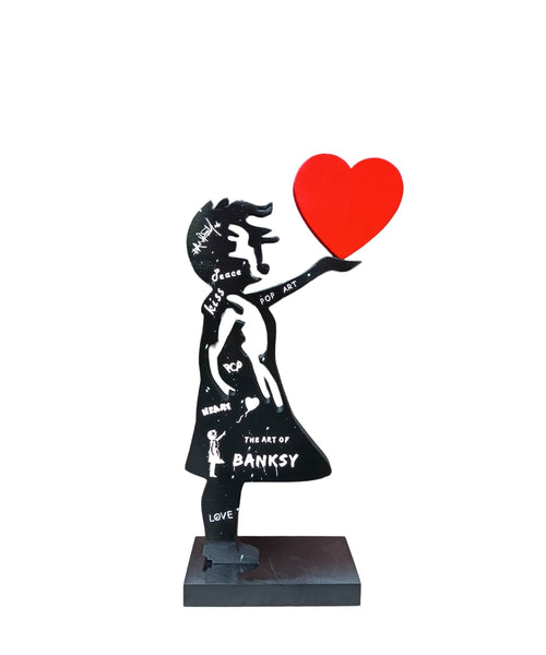 BANKSYWOOD XL BANKSY HEART