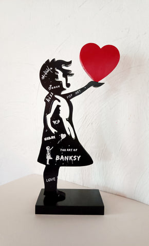 BANKSYWOOD XL BANKSY HEART