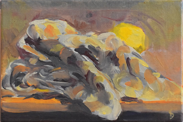 Tissus et citron à l’aurore
