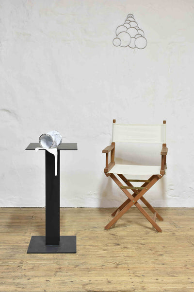 Le vieux pot de peinture Blanc