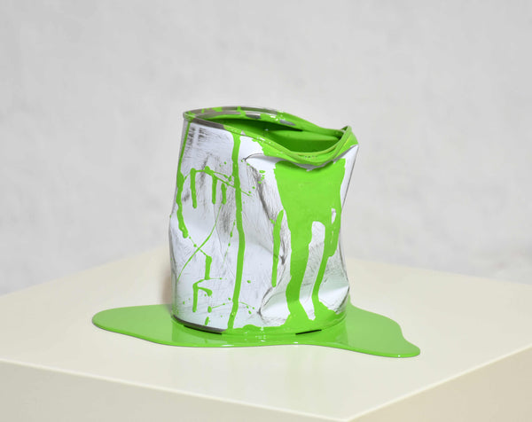 Le vieux pot de Peinture Green