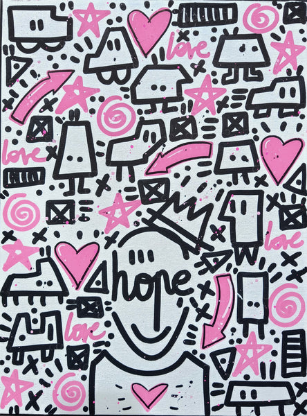Mr Hope Heart Pink