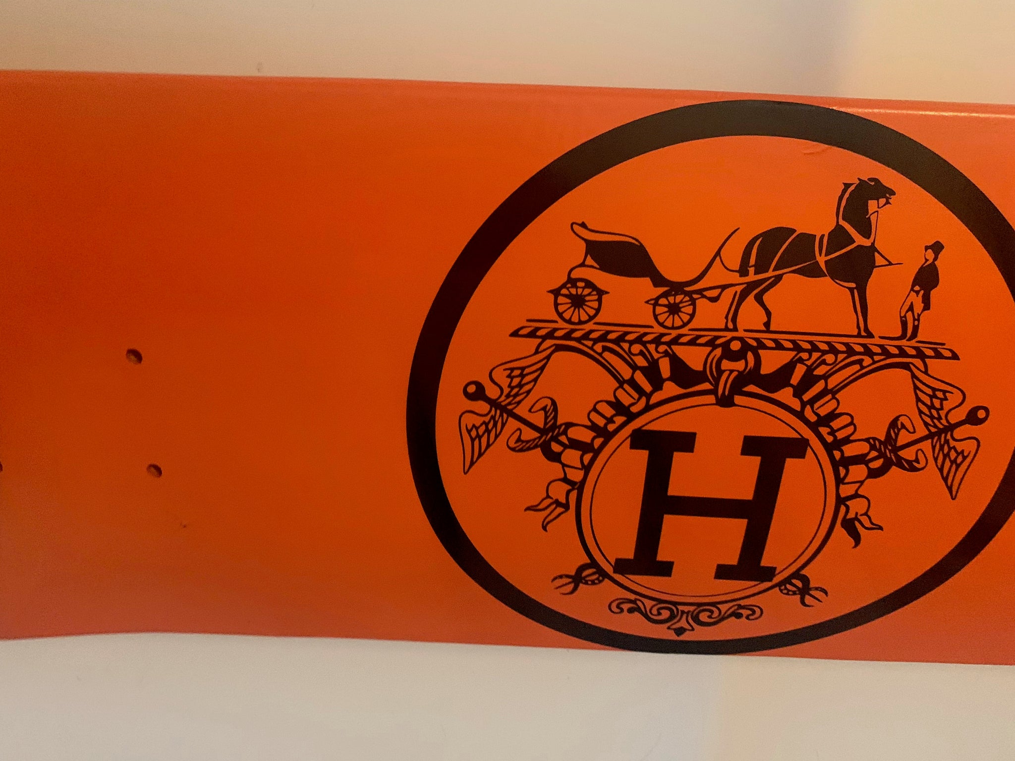 Skateboard HERMES Orange エルメス Skate Hermes – Studio Tangerine
